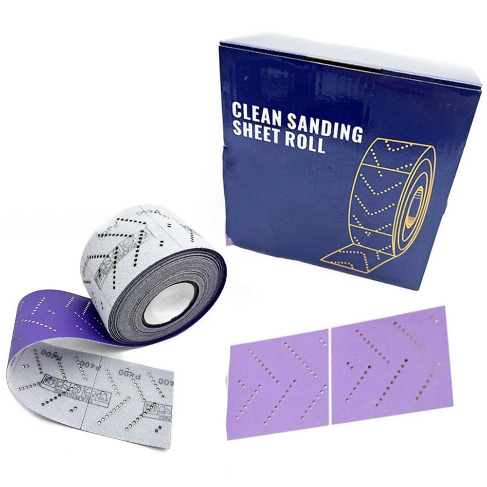 Multi-Hole Abrasive Roll for Automotive Paint Preparation