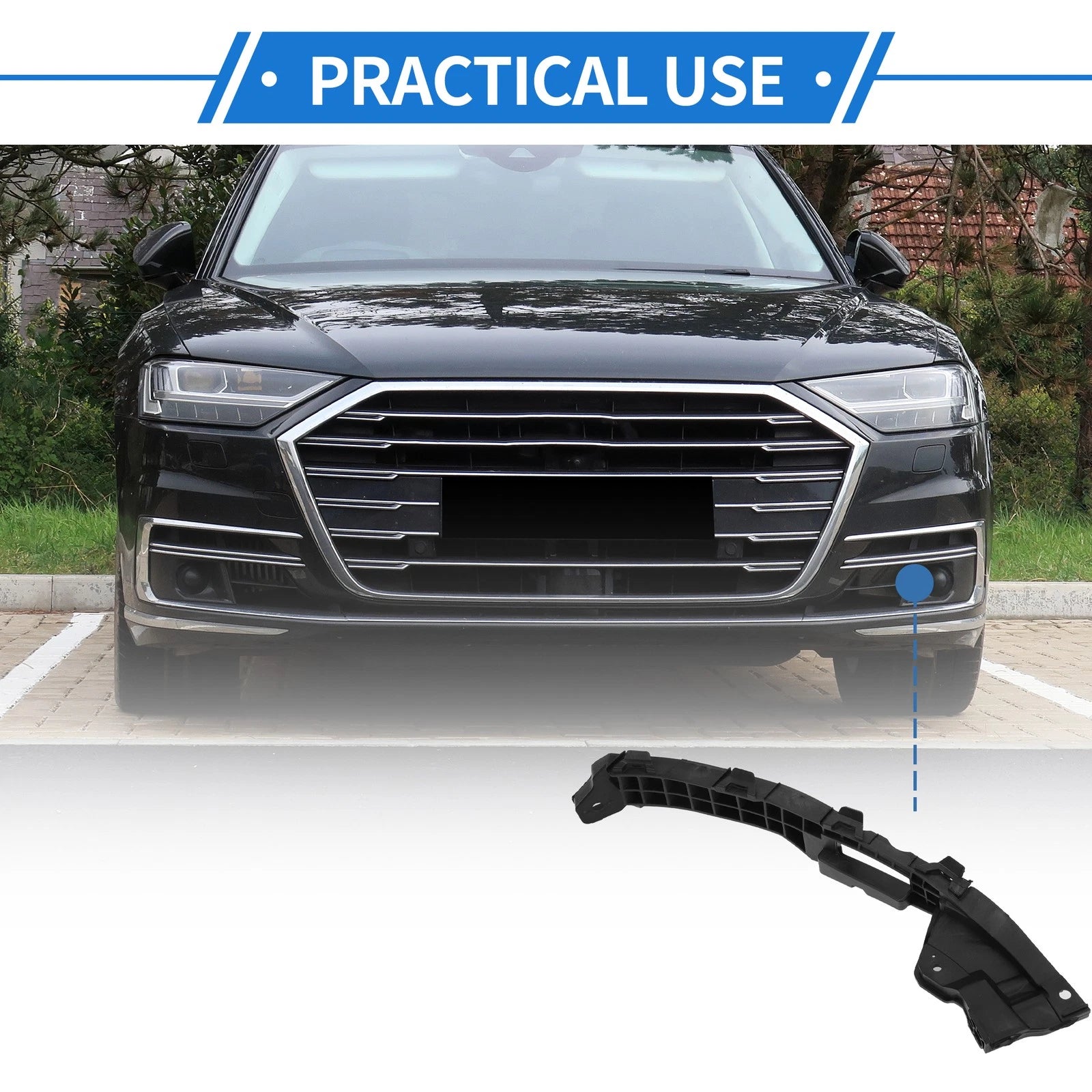Front Left Bumper Retainer Bracket for Honda Accord (2018–2019)