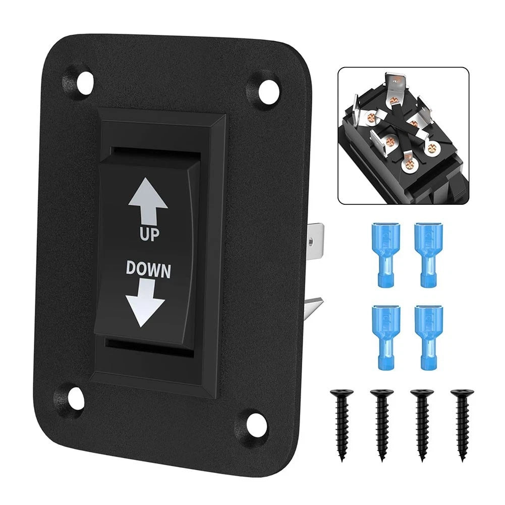 Stabilizer Rocker Switch 30A DPDT for RV Trailer (30A)