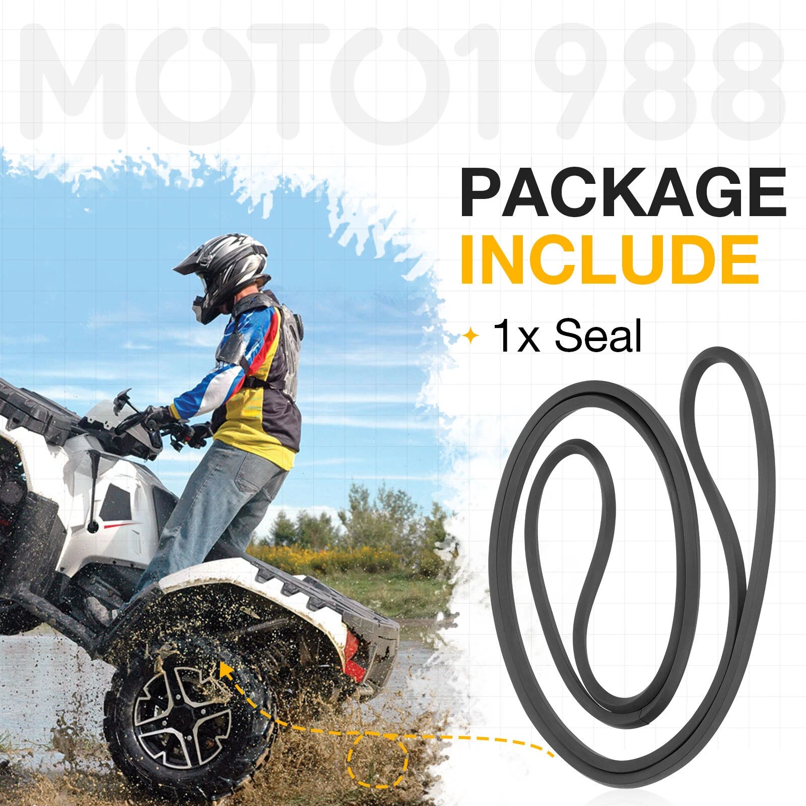 Rubber Seal for Polaris Sportsman 400 500 600 700 800 (2000–2014)