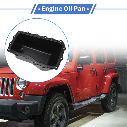 Engine Oil Pan No. 4666153AC for Jeep Wrangler V6 3.8L (2007–2011)