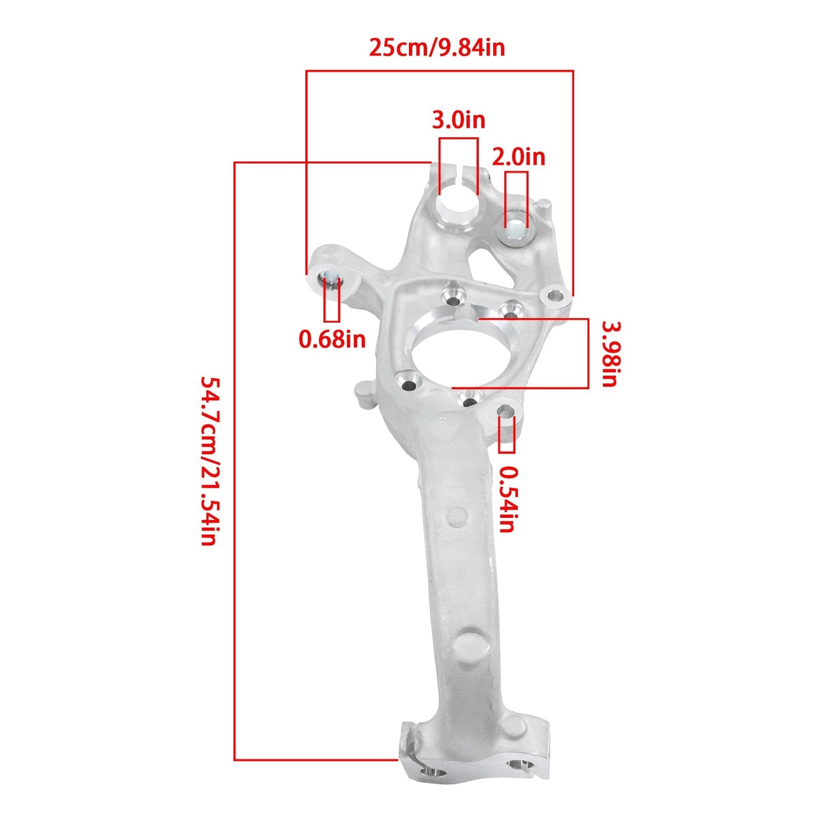 Front Left Steering Knuckle 4GD407257B for Audi A4 A5 A6 (2012–2016)