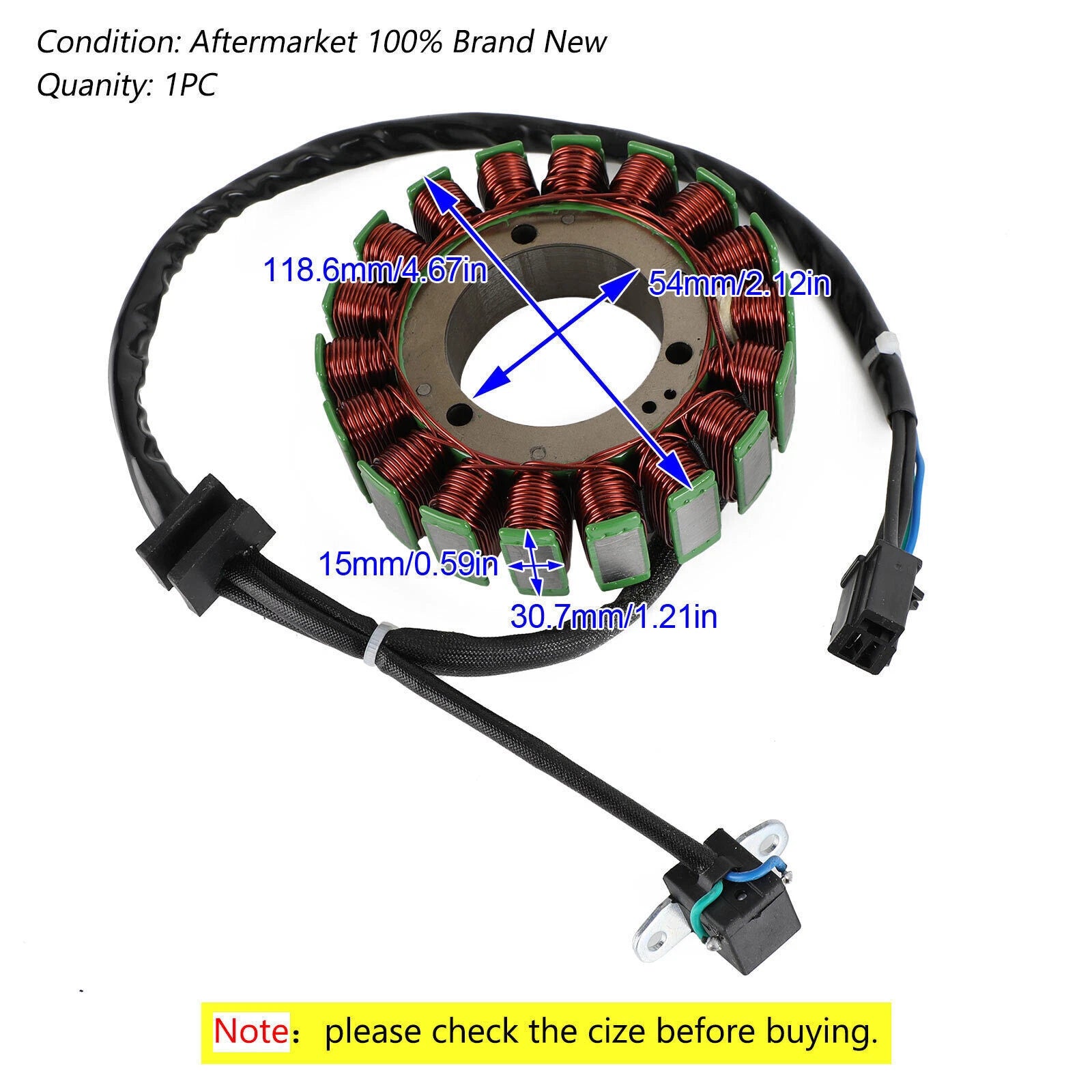 Stator Alternator Generator for Suzuki V-Strom 1000 (2002–2019) 32101-06G10 32101-06G11