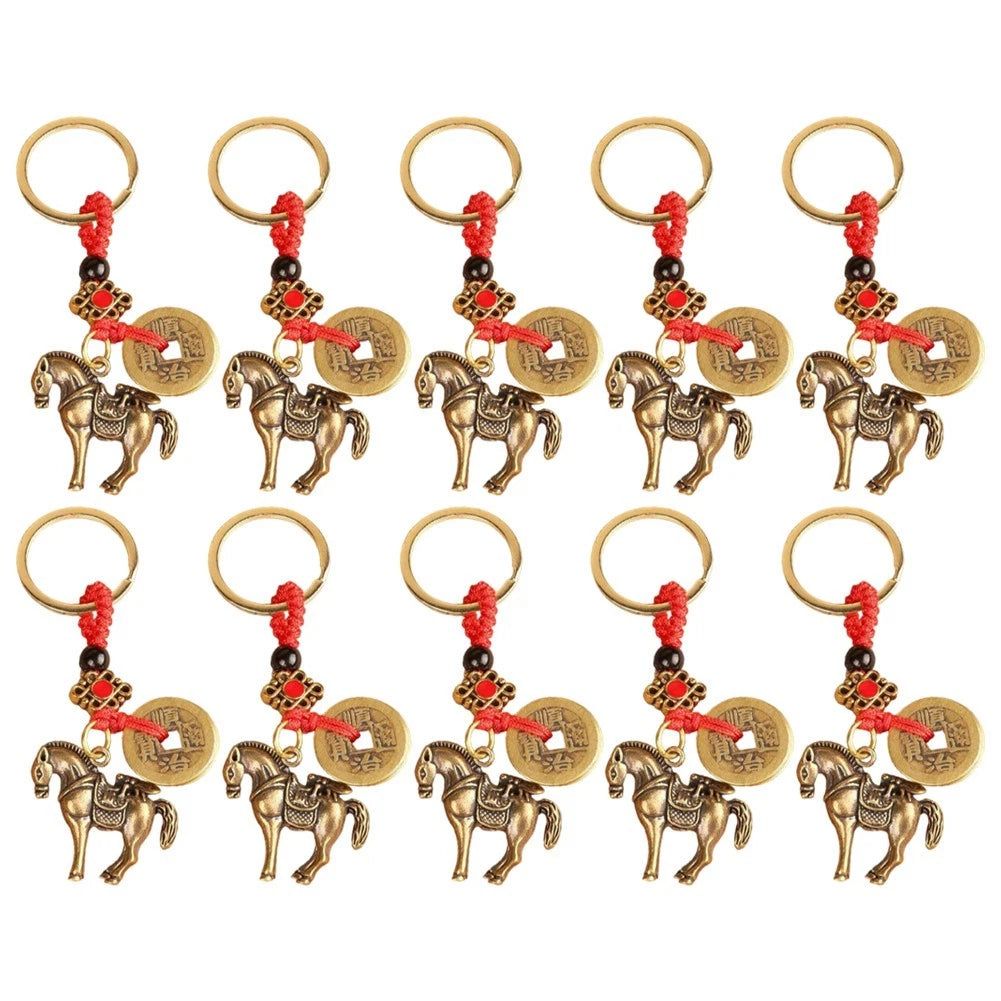 Brass Keychain Pendant Sculpture for Personal Style