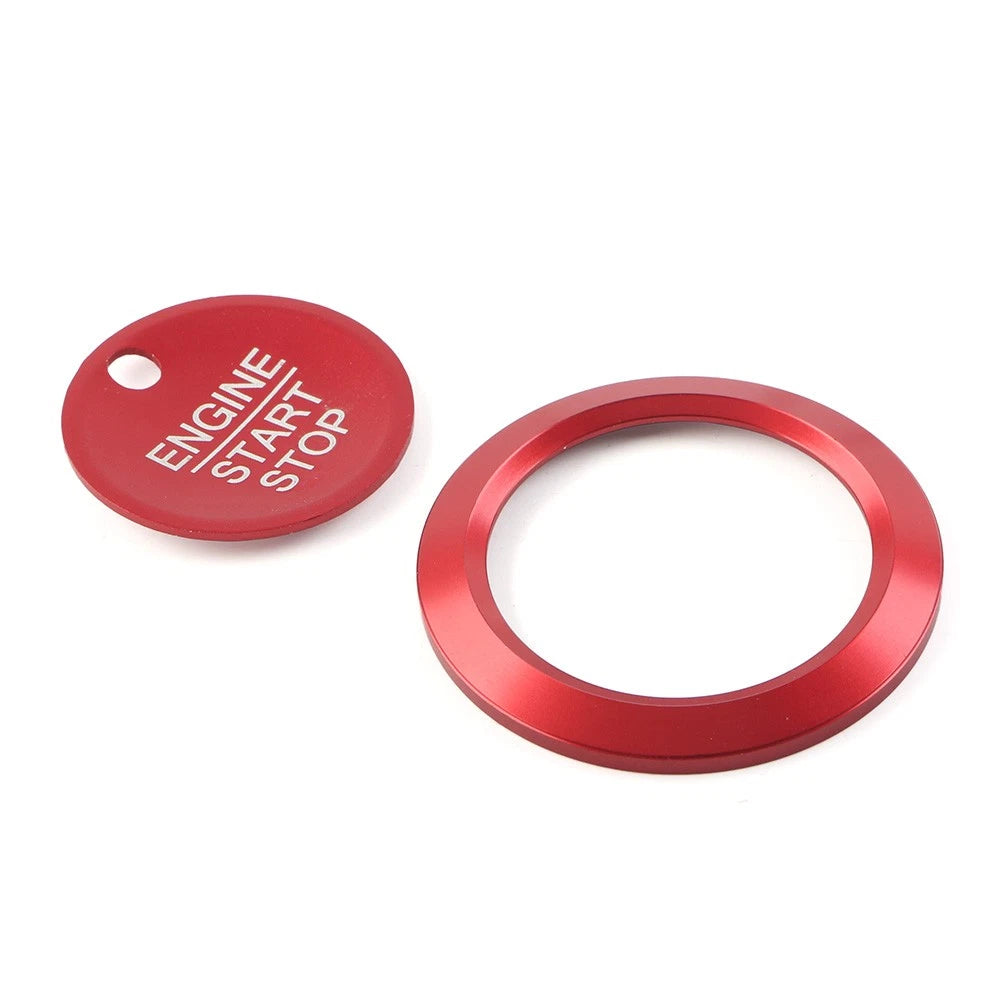 Start Stop Switch Button Cover Trim for Ford F150 Raptor (2015–2020) Red