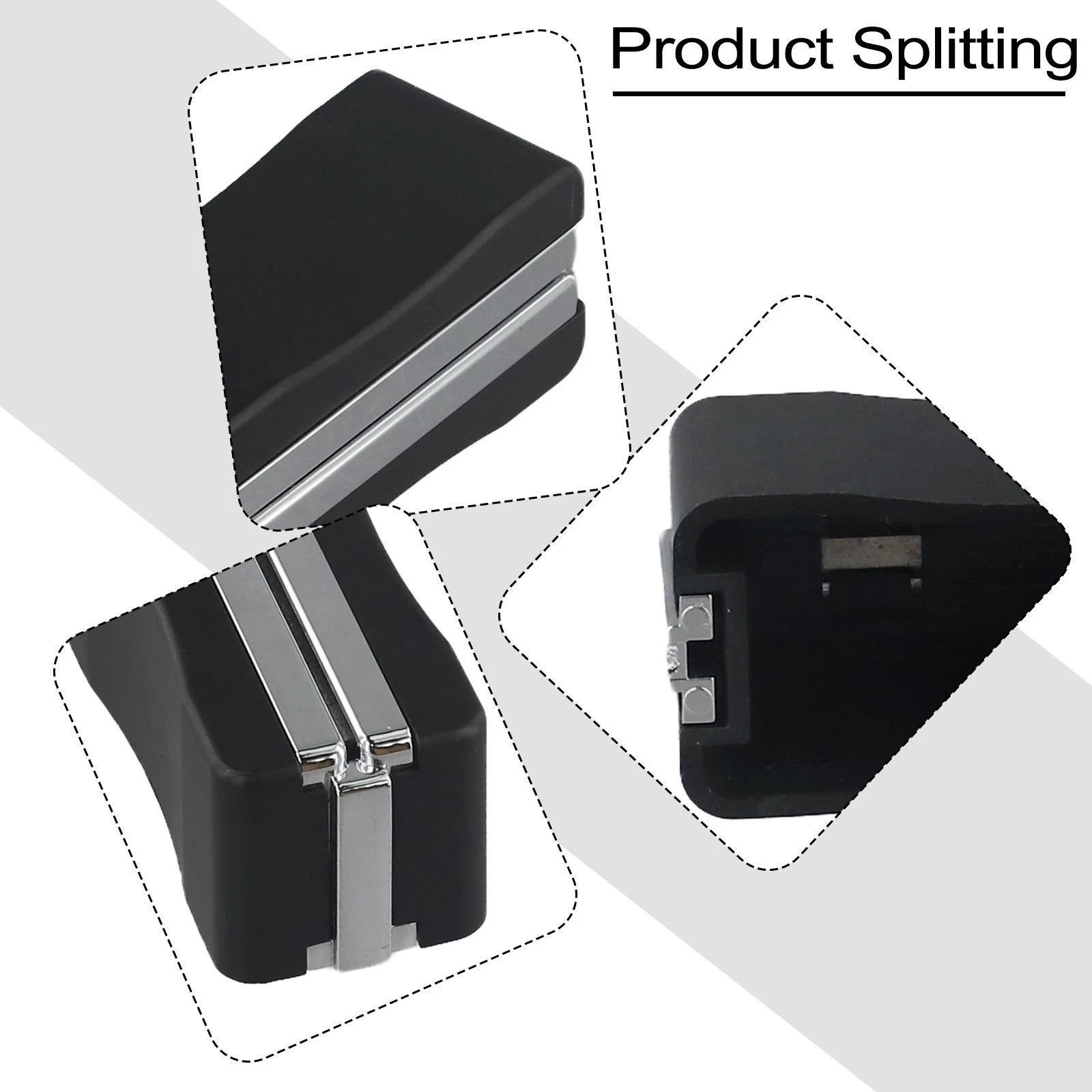 Repair Tool for Universal Use (8x3x3 cm) Black & Silver