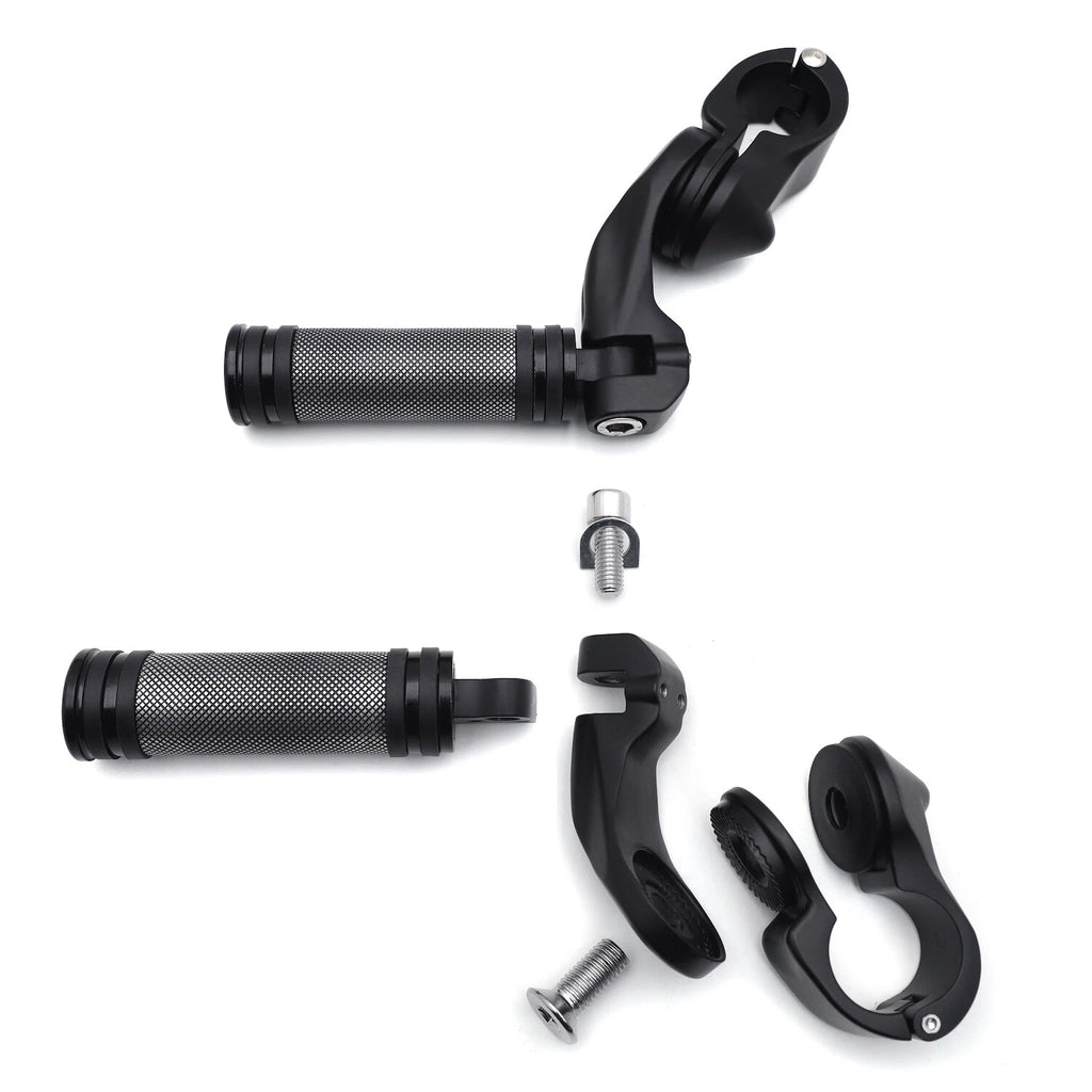 2.5" Short Angled Adjustable FootPeg Kit for Harley Road King (1994–2023)