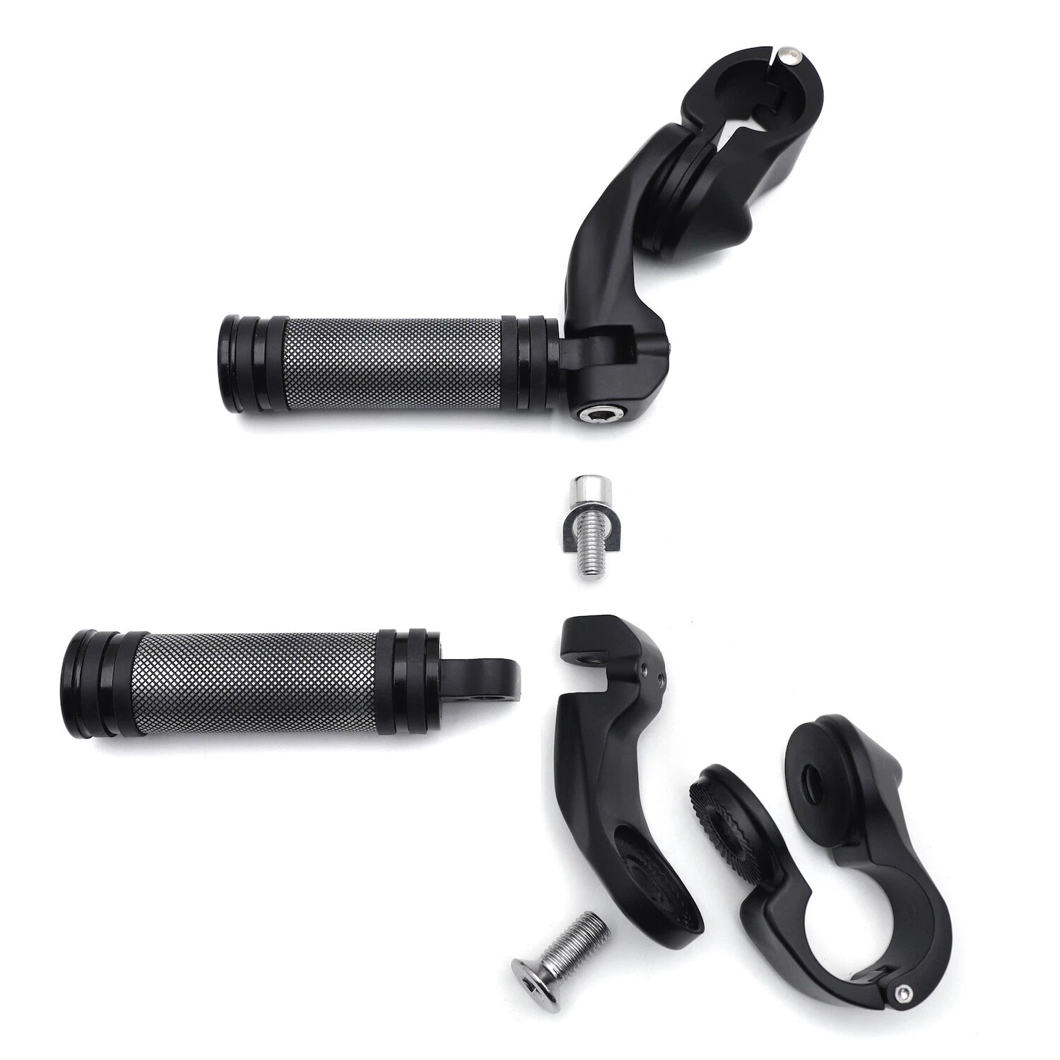 2.5" Short Angled Adjustable FootPeg Kit for Harley Road King (1994–2023)