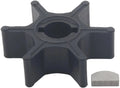 Water Pump Impeller with Key for Suzuki 4 Stroke 4-6 HP Outboard (17461-98400)