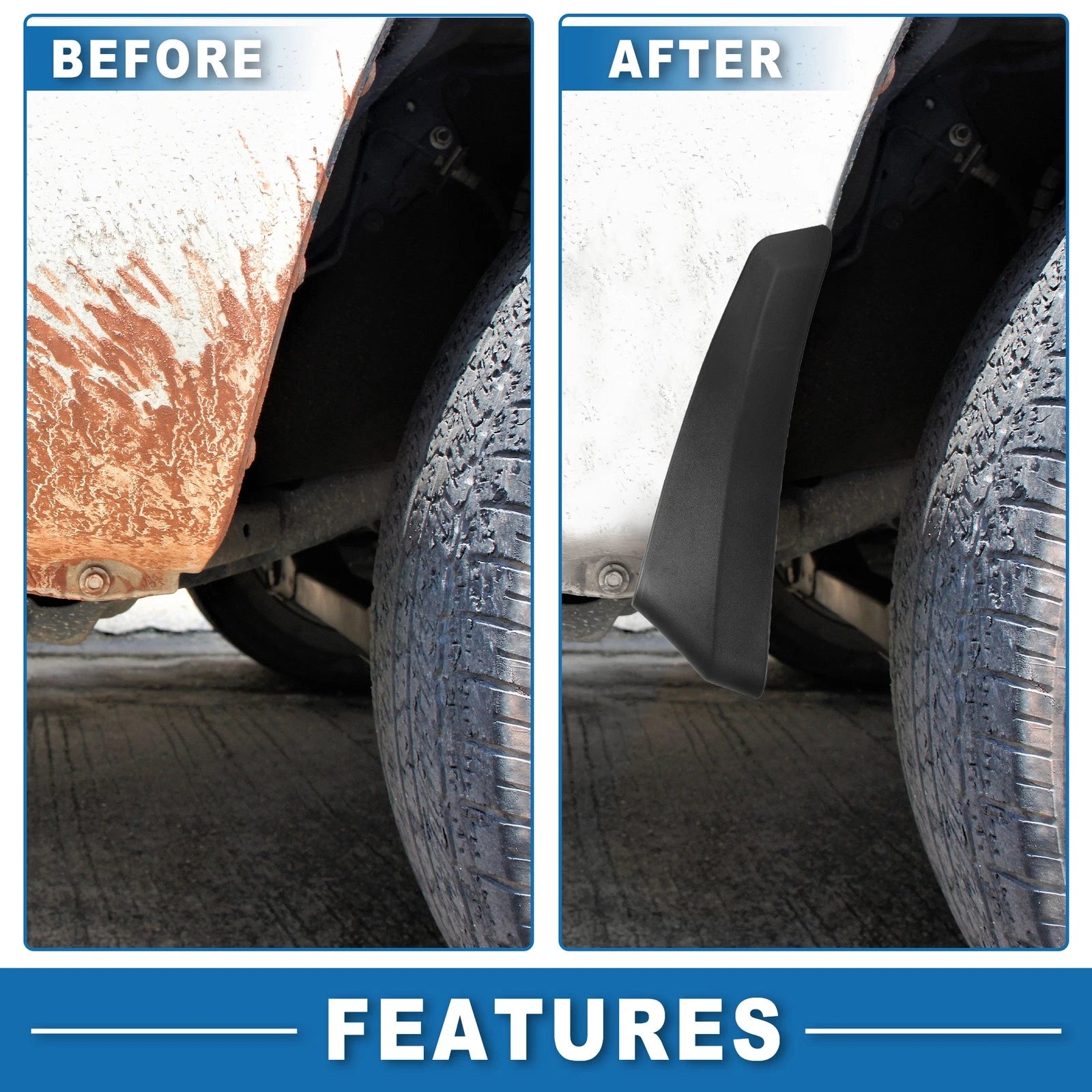 Mud Flap Splash Guard for Subaru Forester (2014–2018)