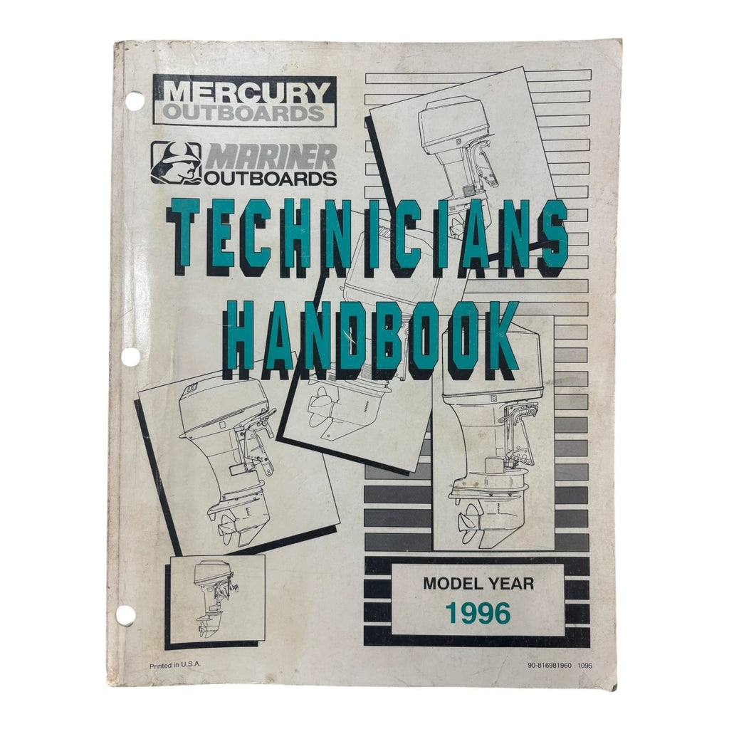 Technicians Handbook for Mercury Mariner Outboards (1996) 90-816981960