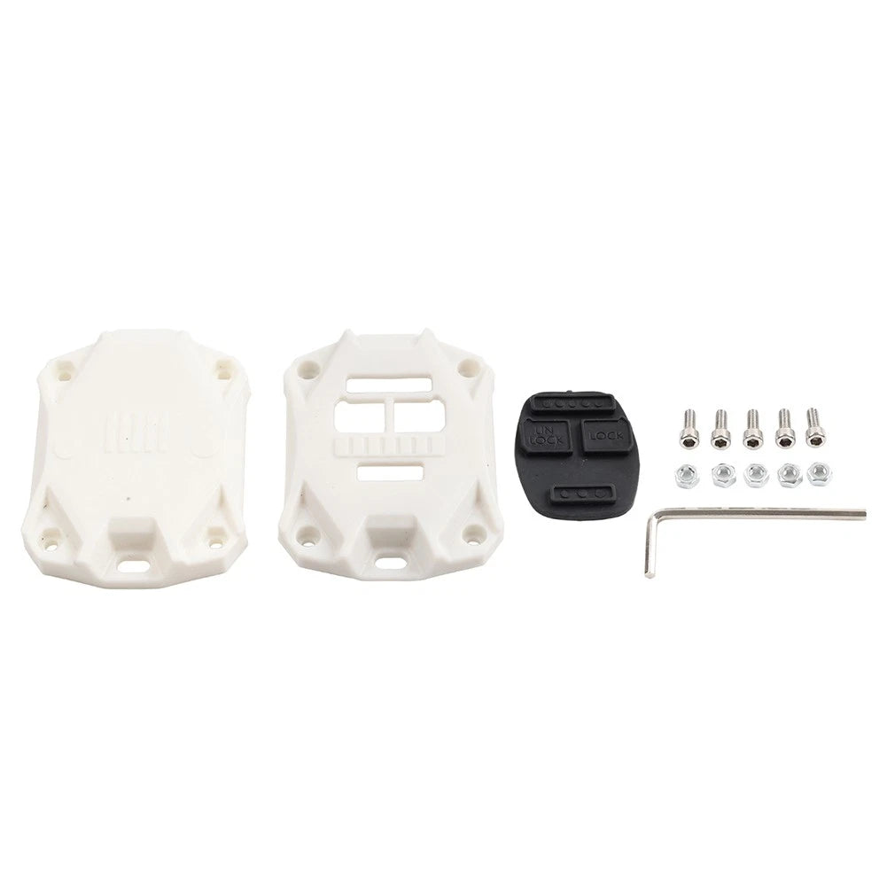 Remote Key Fob Shell Case Cover for Jeep Wrangler JK (2007–2017) Off-white
