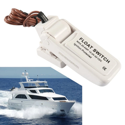 Automatic Boat Bilge Pump Float Switch for Mercury (12V, 24V, 32V)