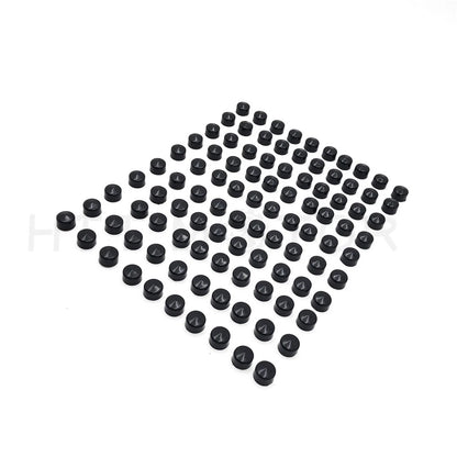 100 Piece Allen Socket Bolt Cap Dress Kit for Harley