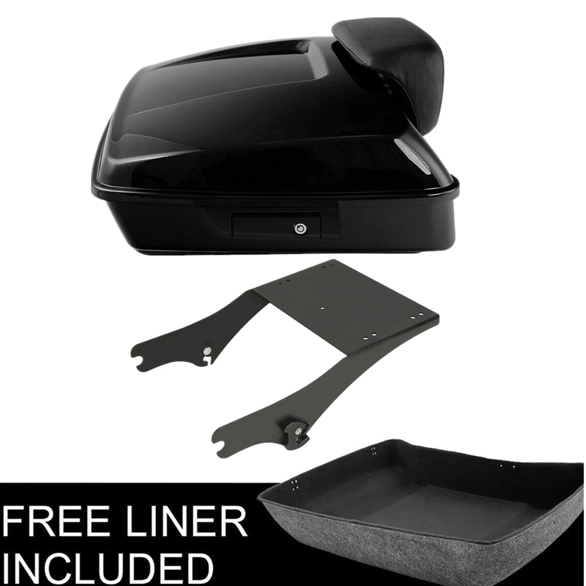 Trunk Pad Mount Rack for Harley Electra Glide Road King (1997–2008)
