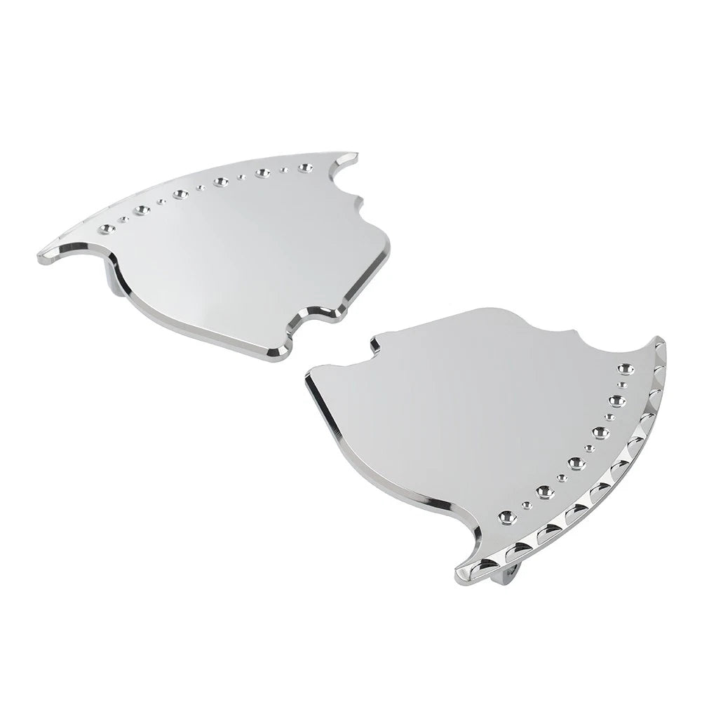 Chrome Front Brake Disc Caliper Guard Protector for Suzuki GSXR1300 (2008–2020)