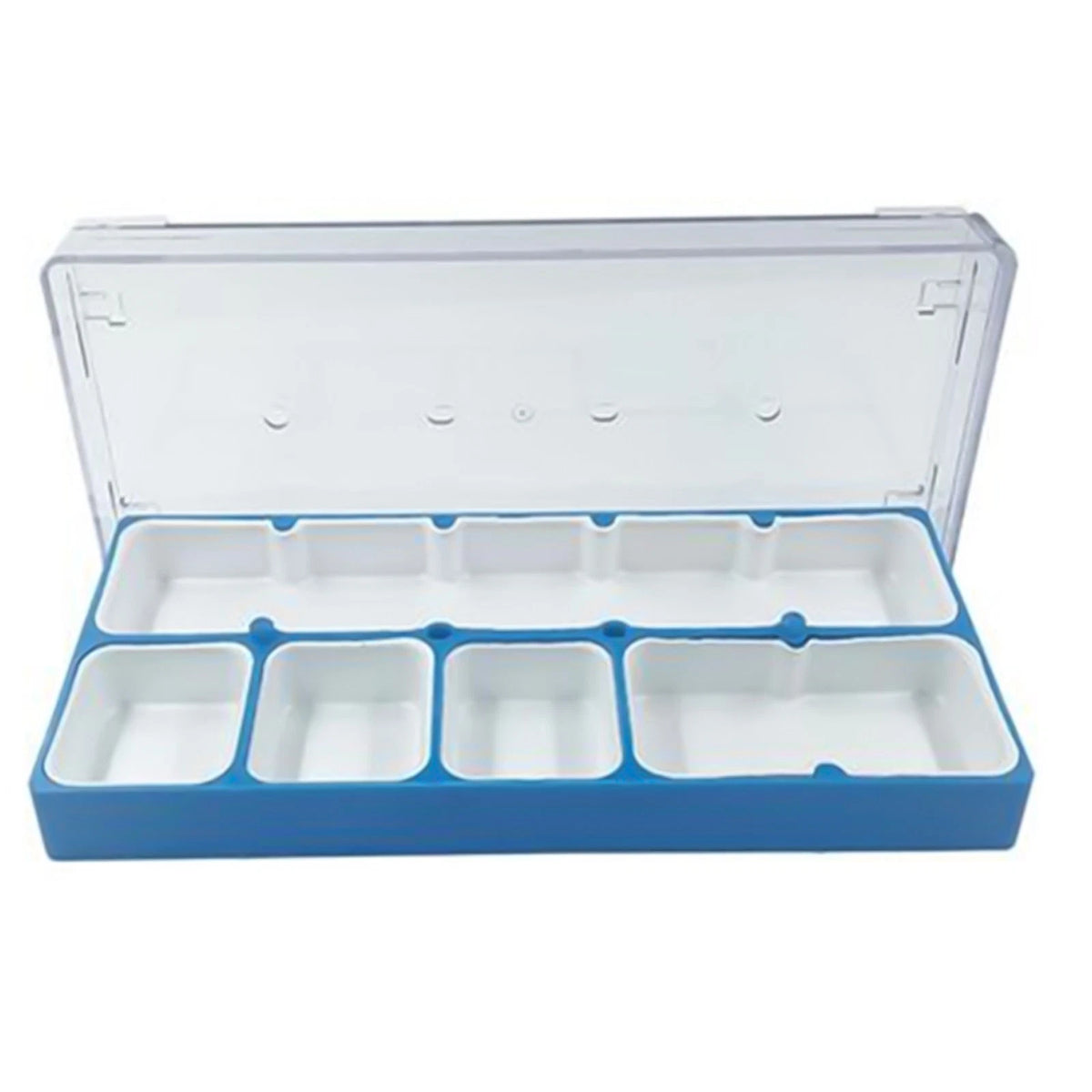 5 Grids Plastic Watch Repair Parts Storage Box