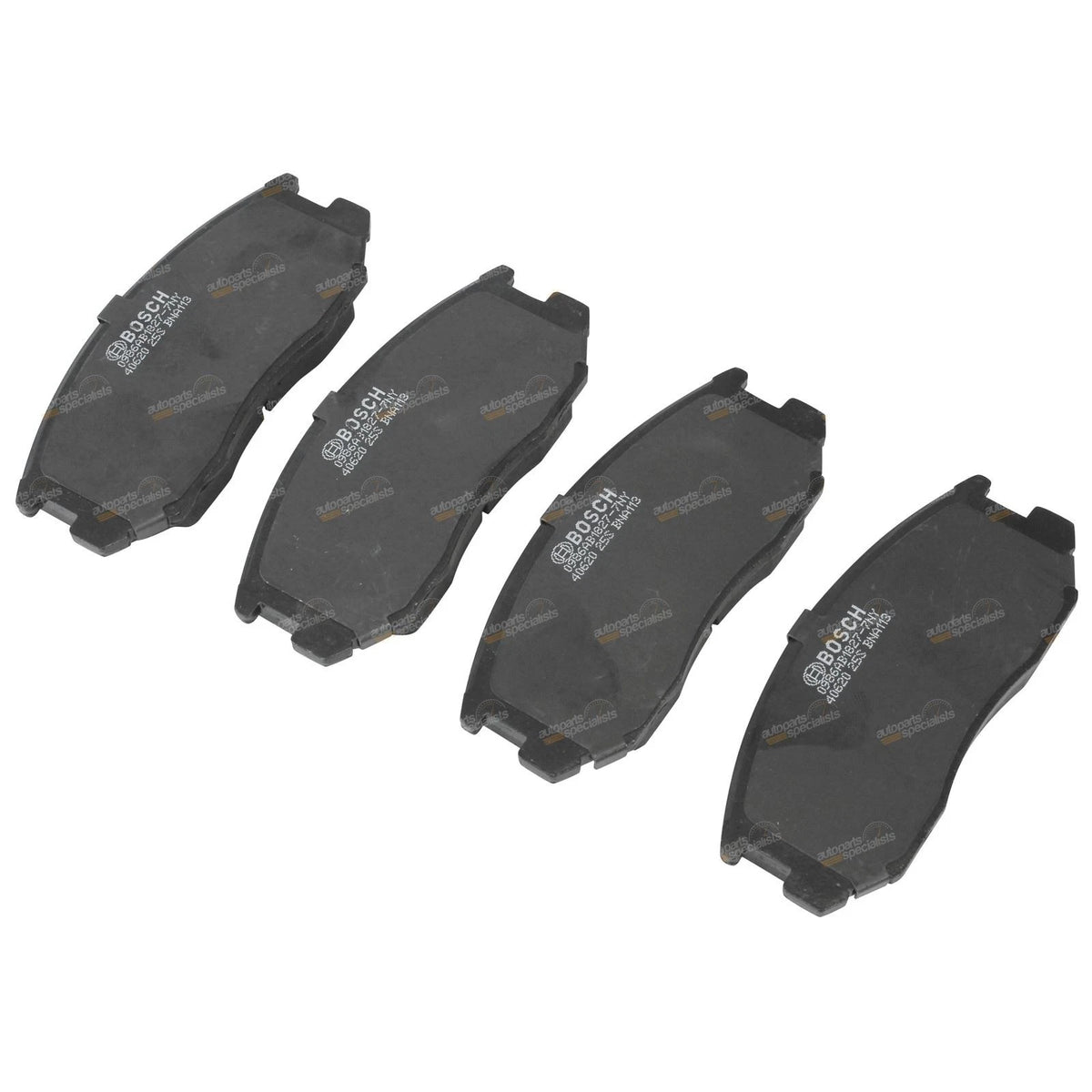 Set of 4 Bosch Front Disc Brake Pads for Mitsubishi Lancer CC (1992–1996)