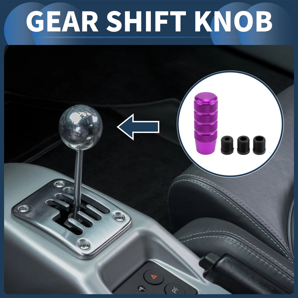 Shift Knob with 3 Adapters for Universal Fit (Automatic/Manual)