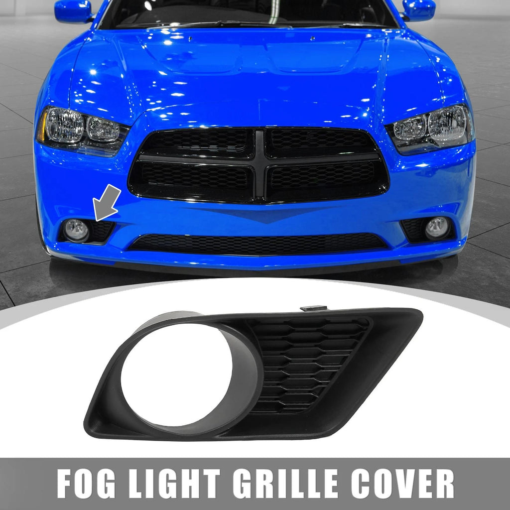 Front Bumper Right Fog Light Grille Cover Replacement for Dodge Charger (2015–2019)