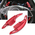 Steering Wheel Shift Paddle Extensions for Chevrolet Camaro (2016–2018) Red