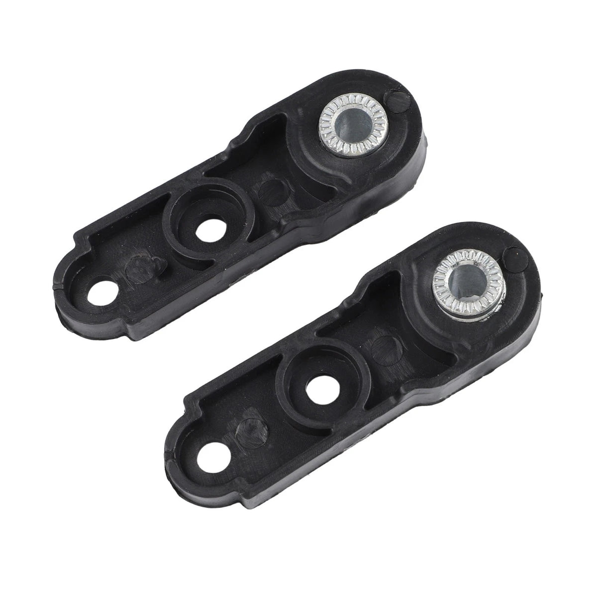 Front Pair Headlight Repair Bracket for Mercedes C Class W203 (2000–2007) Black ABS