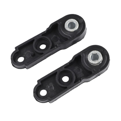 Front Pair Headlight Repair Bracket for Mercedes C Class W203 (2000–2007) Black ABS