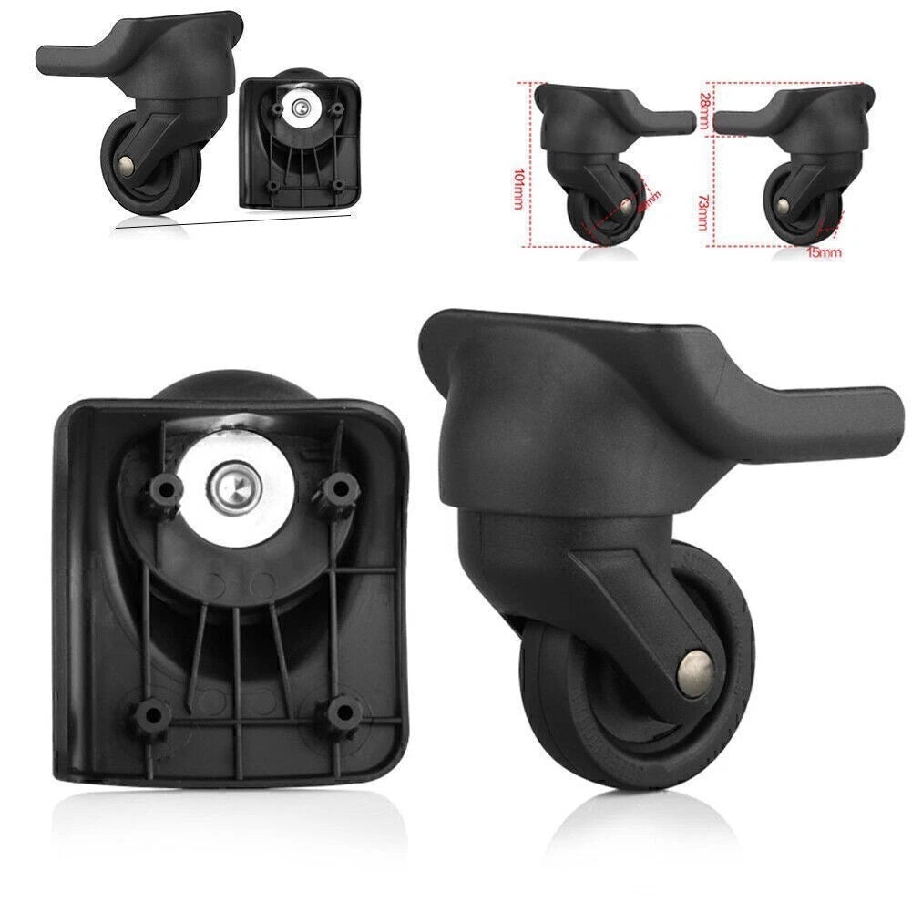 2X Replacement Swivel Wheels for Luggage/Suitcase W044