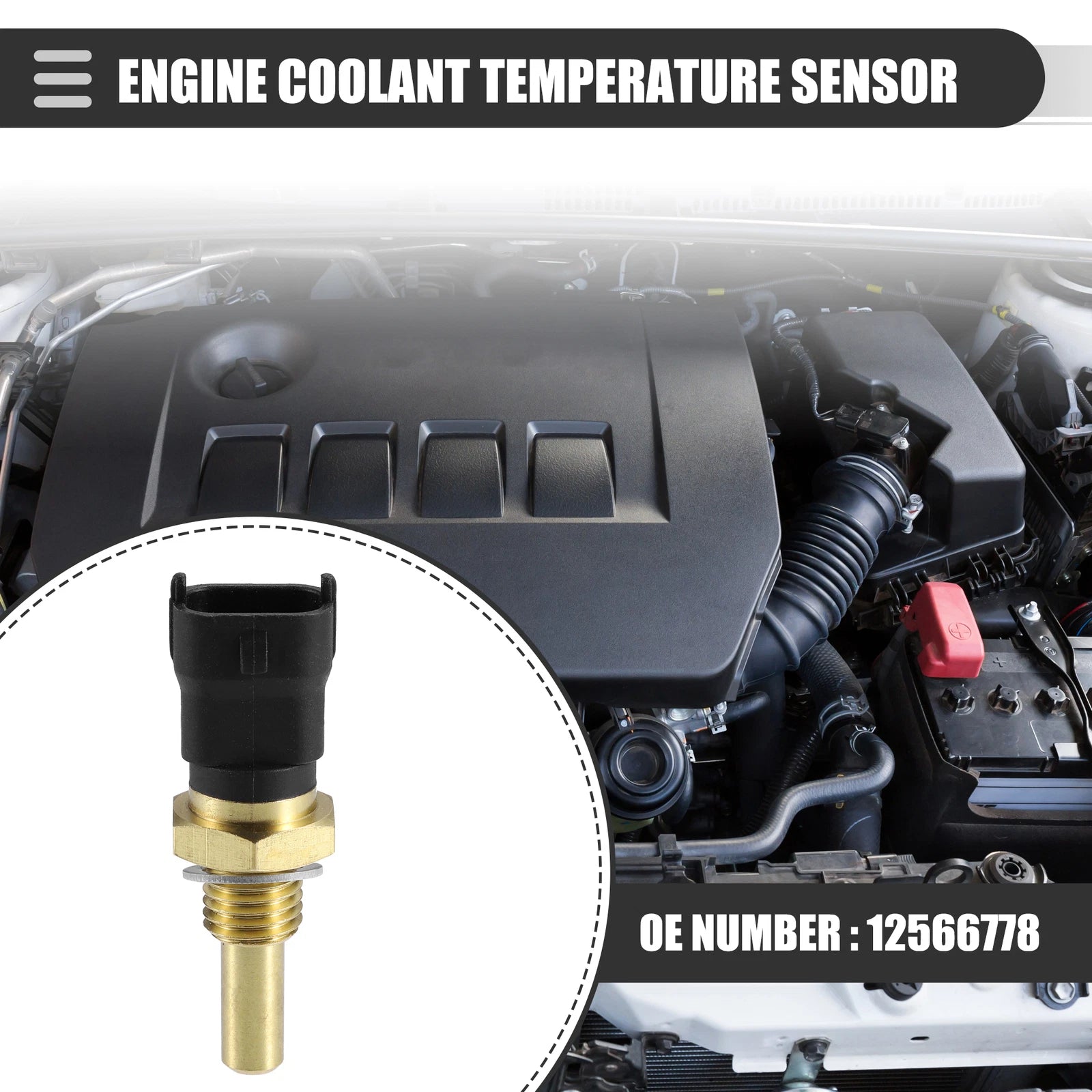 Coolant Temperature Sensor for Buick Enclave (2008–2017) No. 12566778