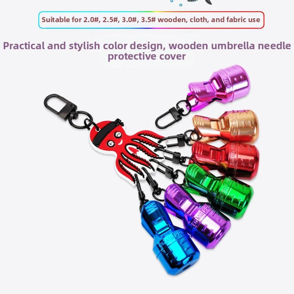 Squid Jig Bait Protector Electroplate Cover for Egi Hooks (Octopus, Cuttlefish)