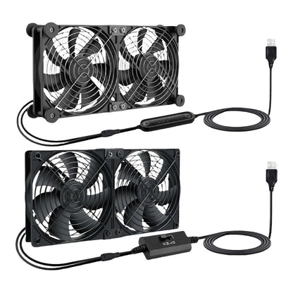 USB Fan for Routers with Adjustable Speed and Silent Functionality