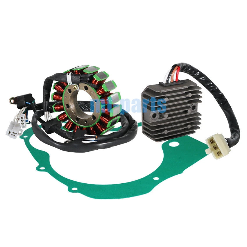 Magneto Stator, Regulator Rectifier, Gasket for Yamaha SRV250 (1992–1993)
