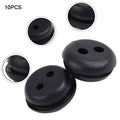 Set of 4 Rubber Grommets for Universal Use (2-Hole)