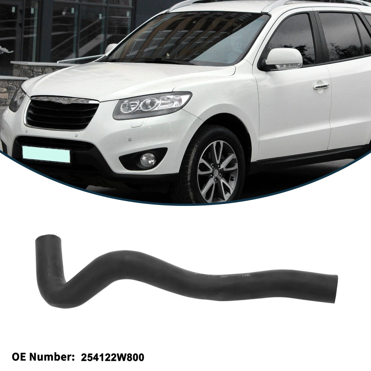 Radiator Hose Replacement for Hyundai Santa Fe 2013–2019 Downpipe