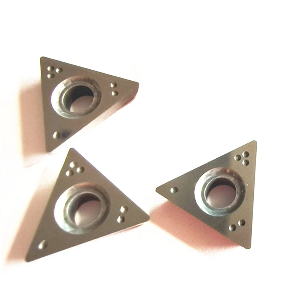 10pcs Positive Rake Carbide Brake Lathe Bit Brand New For FMC John Bean Durable