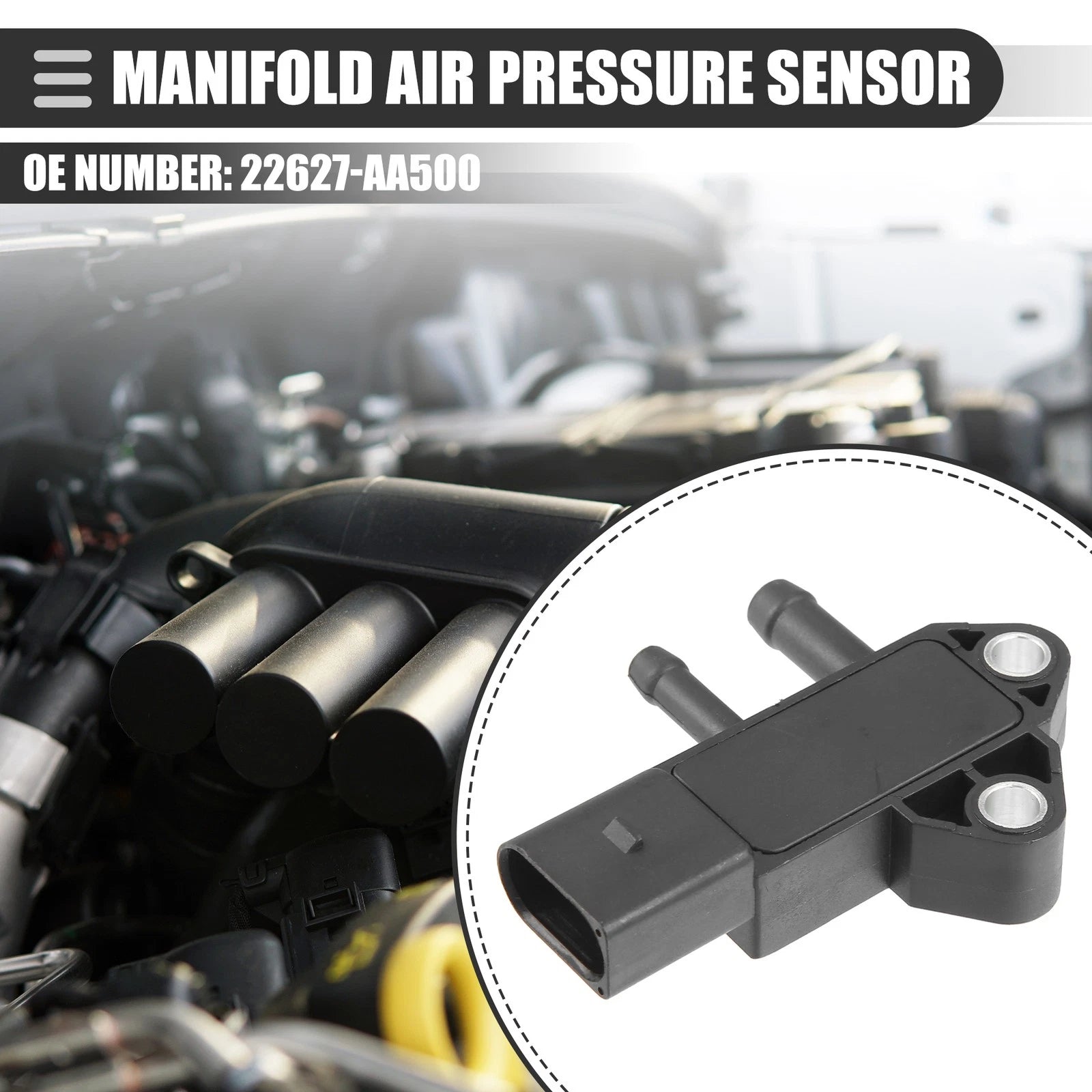 Manifold Air Pressure Sensor Replacement for Mazda 3 Plastic (2014–2018)