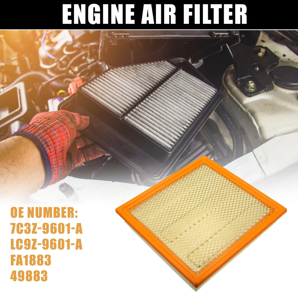 Engine Air Filter for Ford F-150 2011–2025 2.7 3.5 5.0 7C3Z 9601 A Replacement