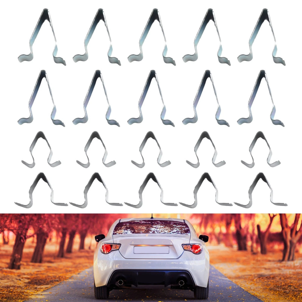 20Pcs Spring Trim Clip Retainer Fastener for