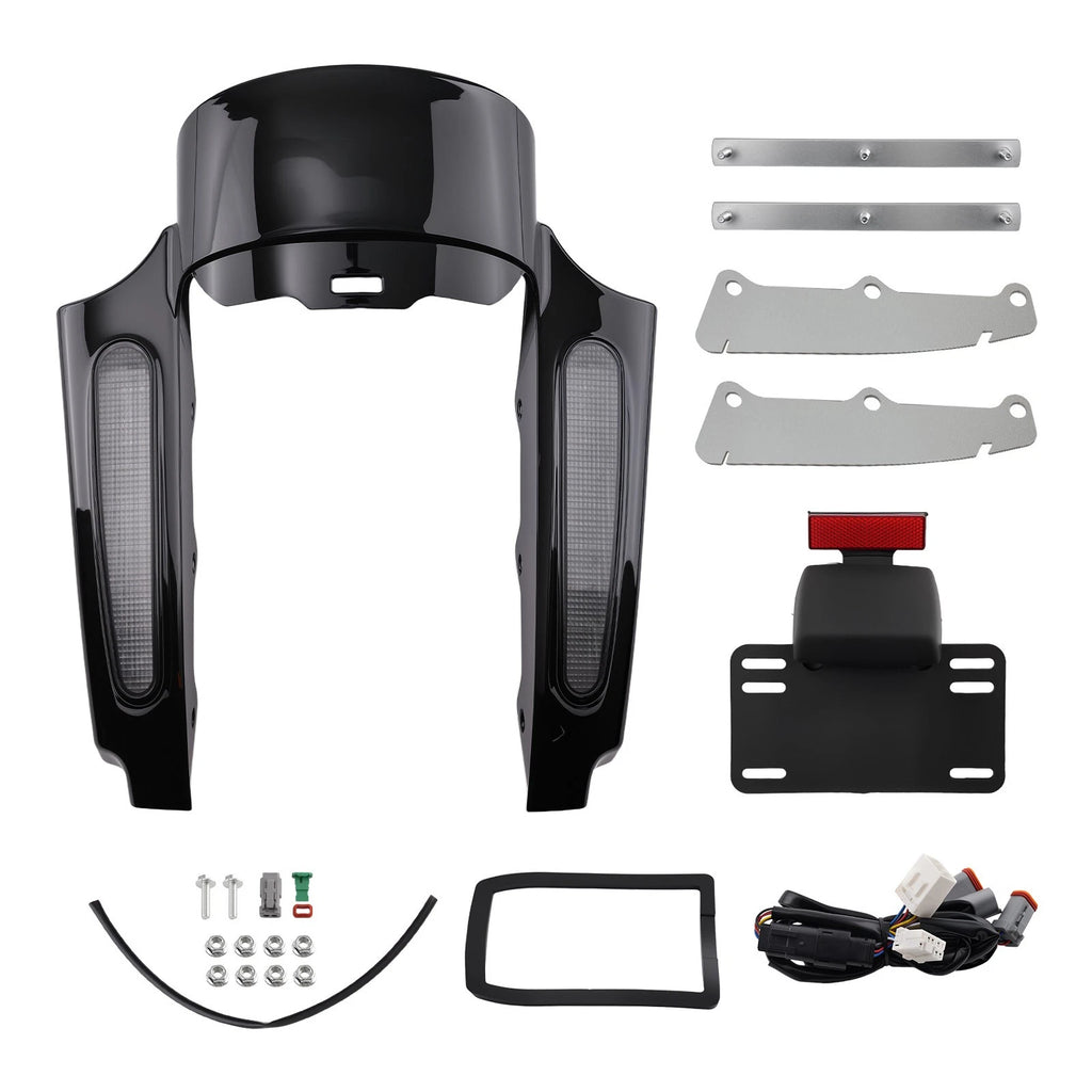 LED Rear Mud Flaps for Harley Electra Glide Standard FLHT (2009)