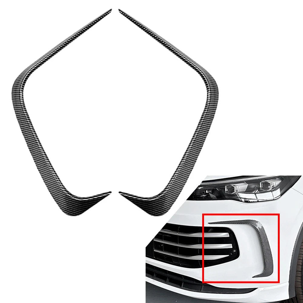 Carbon Front Bumper Air Vent Spoiler for VW Tiguan MK3 (2024–2025)