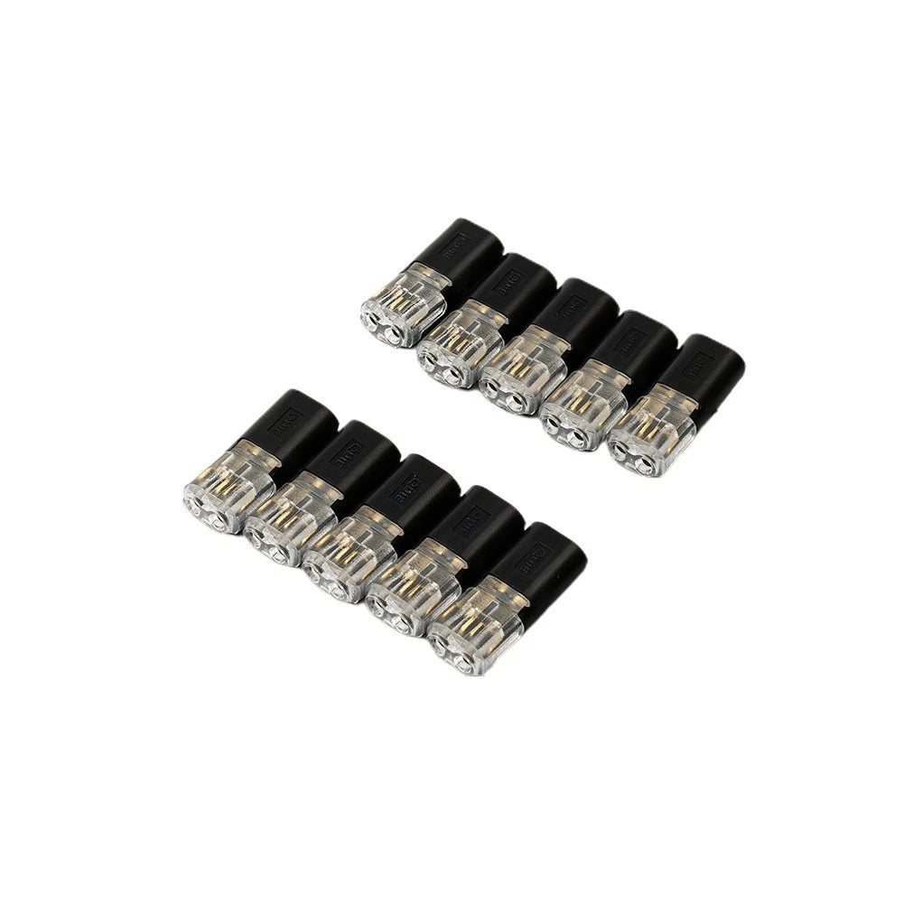 10X Waterproof 2 Pin Way Terminal Clamp Connectors for Car Auto