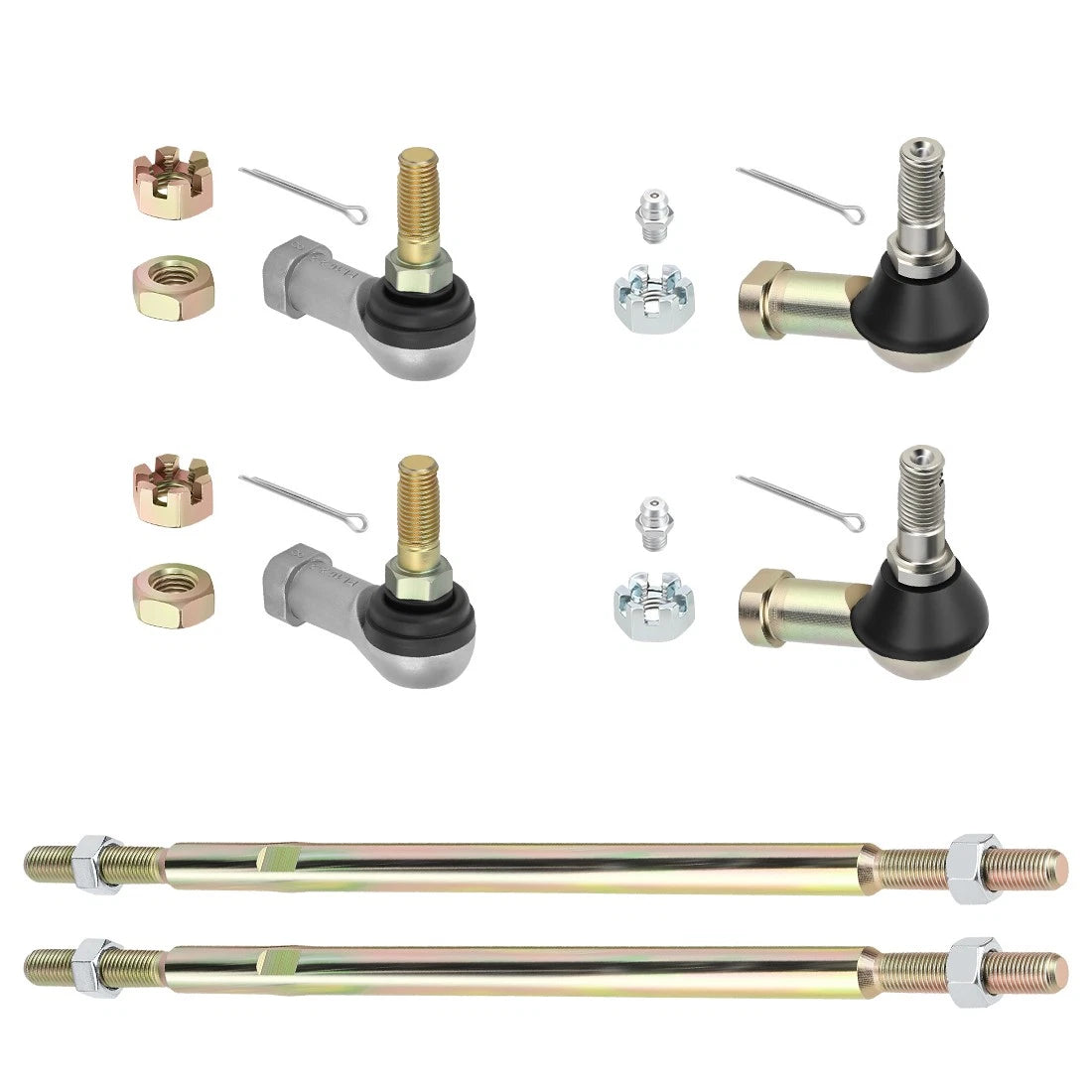 2X Tie Rod End Kit for Polaris Trail Boss 300 2x4 (1995), Trail Boss 250 (1995–1999)
