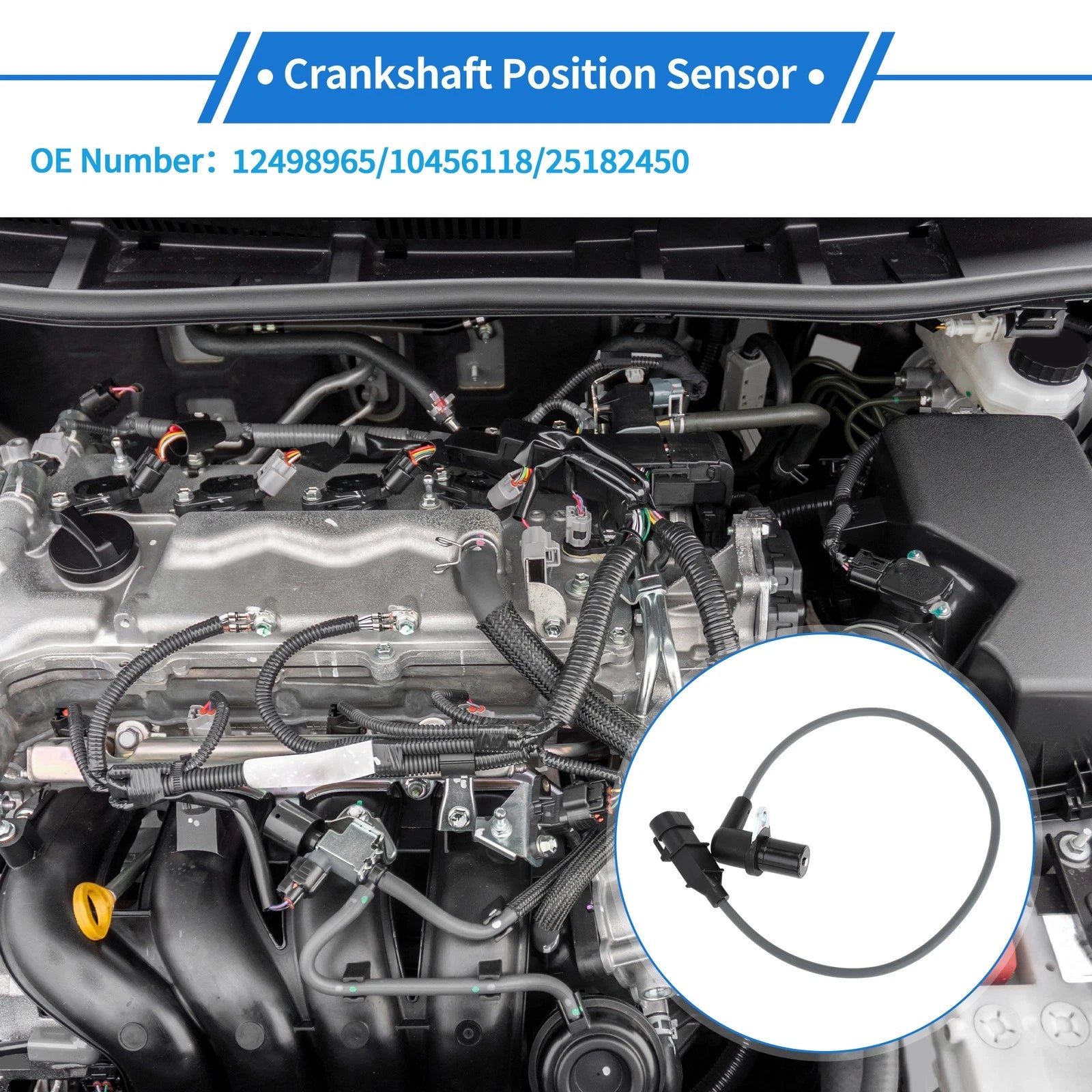 Crankshaft Position Sensor Replacement for Chevrolet Kalos 1.4 (2005–2008)
