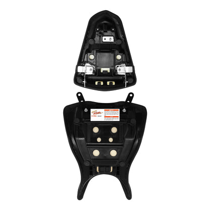 Driver & Passenger Seats for Yamaha YZF R3 (2015–2024) Black Yellow