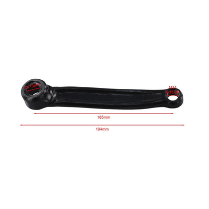 Pair of 165mm Iron Crankset for Indoor Exercise Bikes