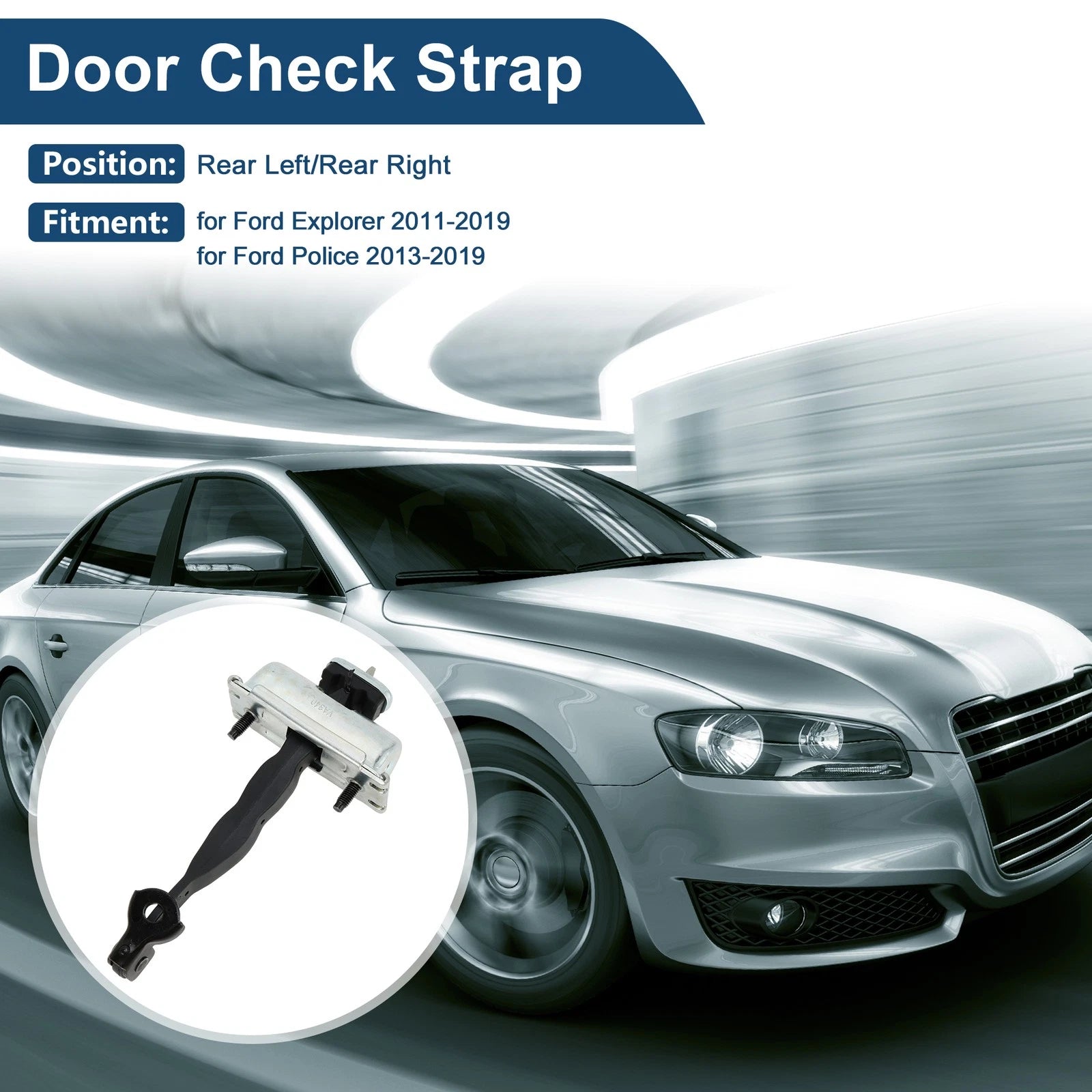 Door Check Strap Replacement for Ford Police Interceptor Utility 3.5L (2013–2019)