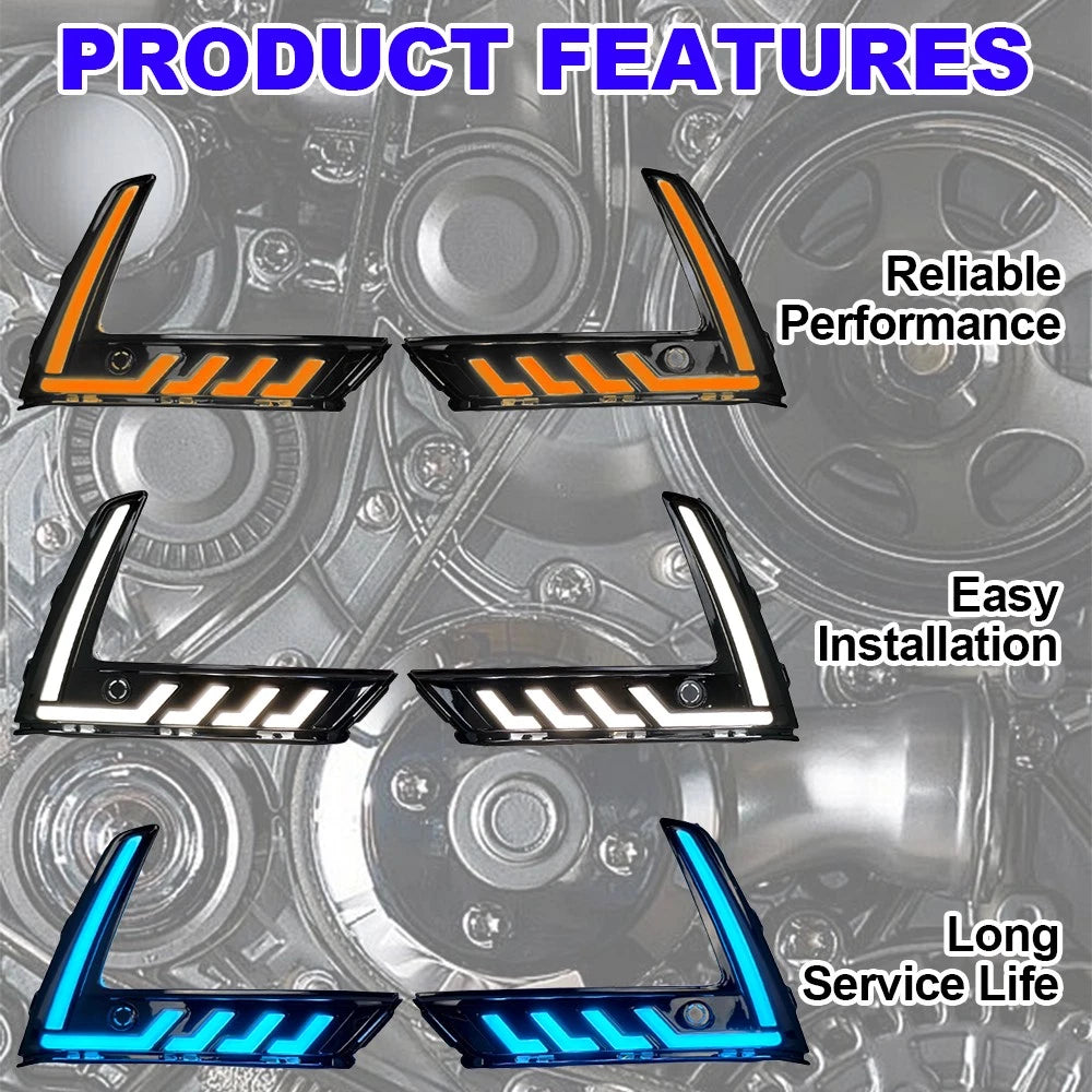 Dynamic LED DRL Fog Light Turn Signal Lamp for Honda CRV (2023–2026)