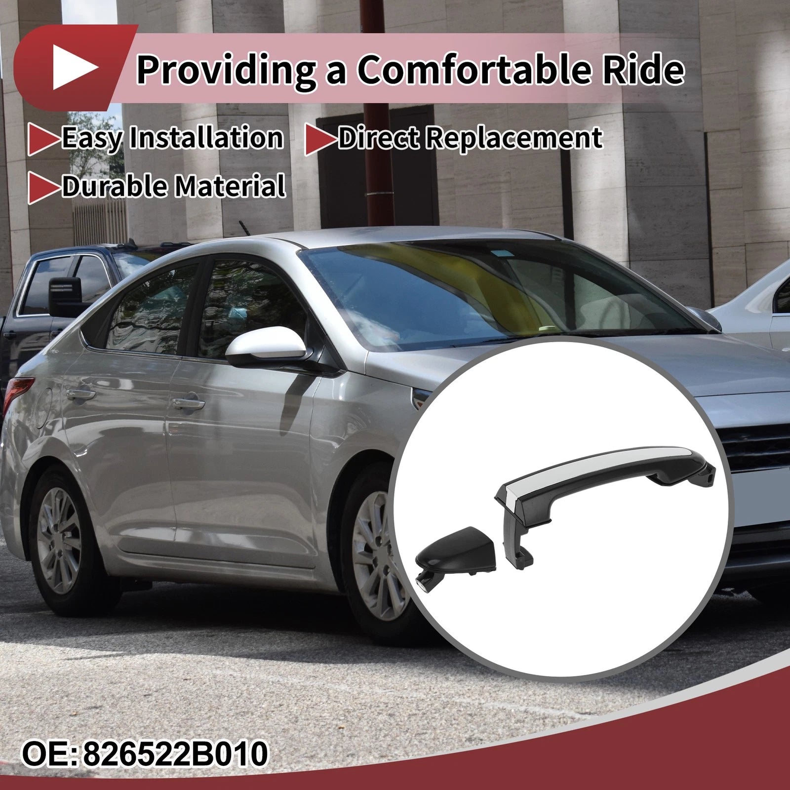 Car Door Handle Grip Replacement for Hyundai Front Right (2011–2017)