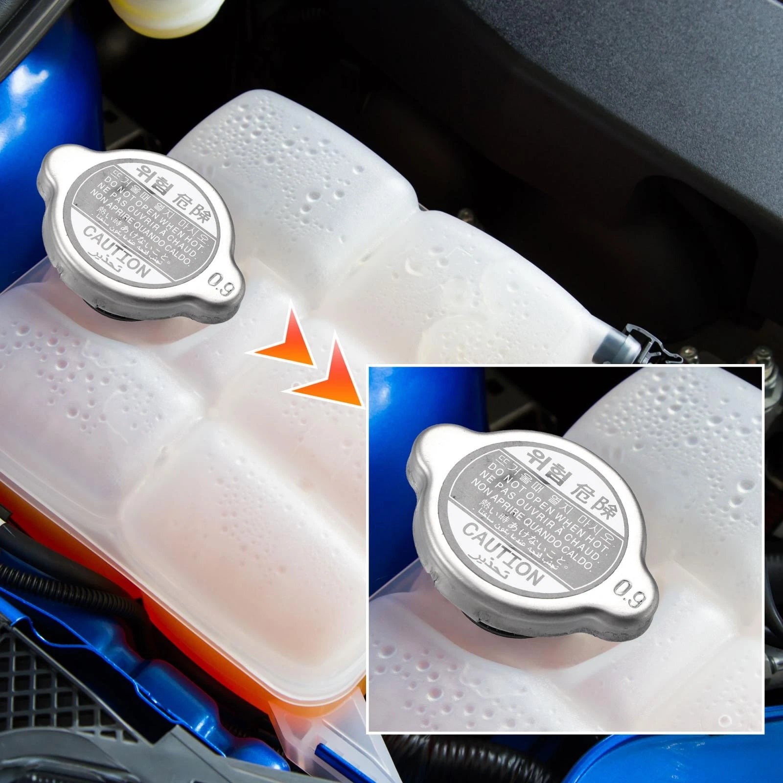 Coolant Reservoir Recovery Cap Replacement for Hyundai Sonata (1999–2007)
