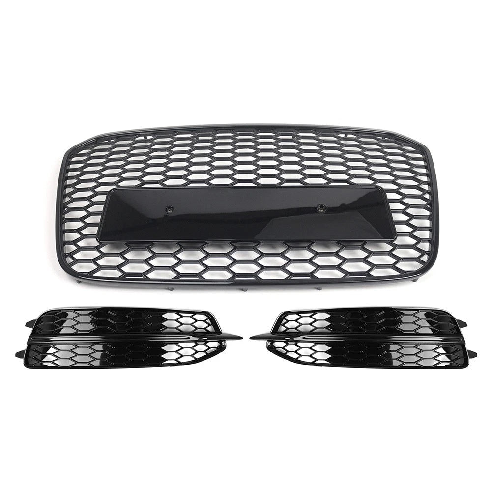 Grille with Fog Light for Audi A6 S6 (2012–2014)